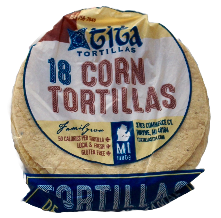 18 Ct Corn Tortillas, case of 16