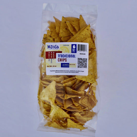 Tradicional Tortilla Non GMO corn Chips, 2 packs, Gluten free, sea salt