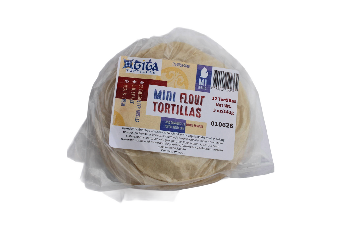 Mini Flour tortilla 12 Ct