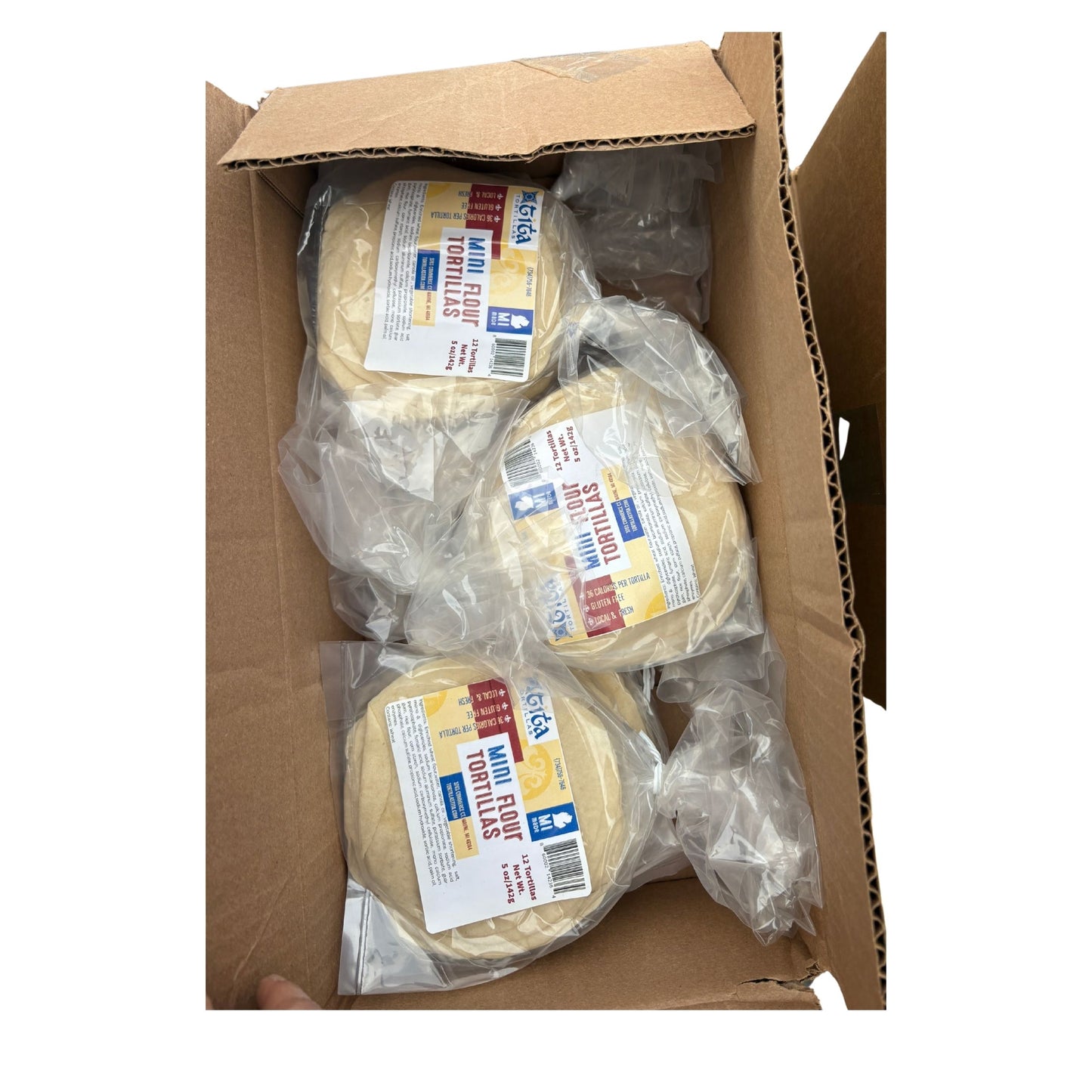 Mini Flour Street Taco Tortillas 12 Ct