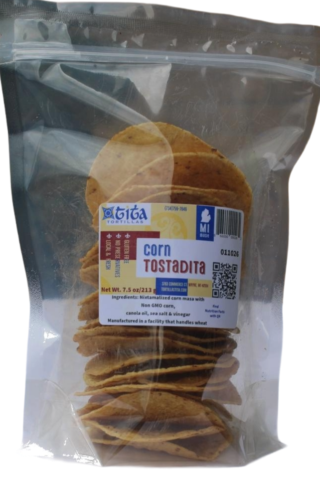 Corn Tostadas, case of 9