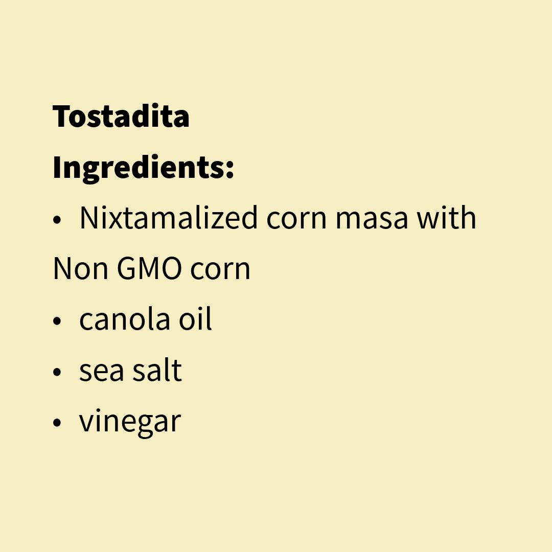 Corn Tostadas, case of 9