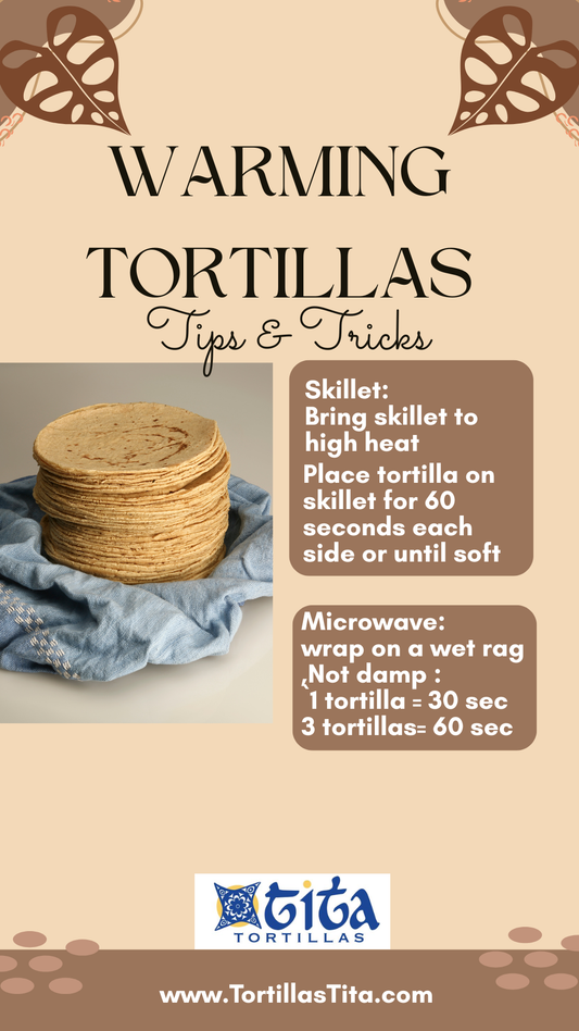How to warm tortillas