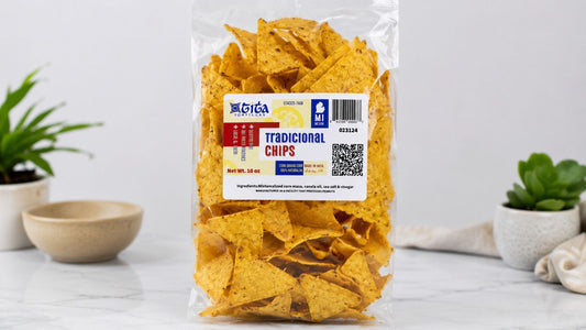 Crunchy gluten free tortilla chips perfect for dipping and snacking