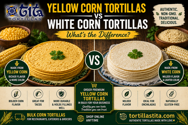 Yellow Corn Tortillas vs White Corn Tortillas | Complete Guide