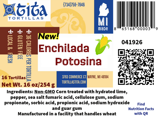 Enchilada Potosina 16 packs 18  Ct