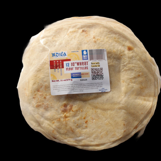 Flour 10" 12 Ct Total 60 tortillas