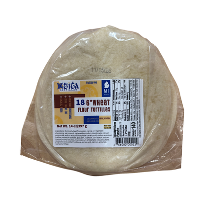 Flour 6 inch 18Ct  Tortillas
