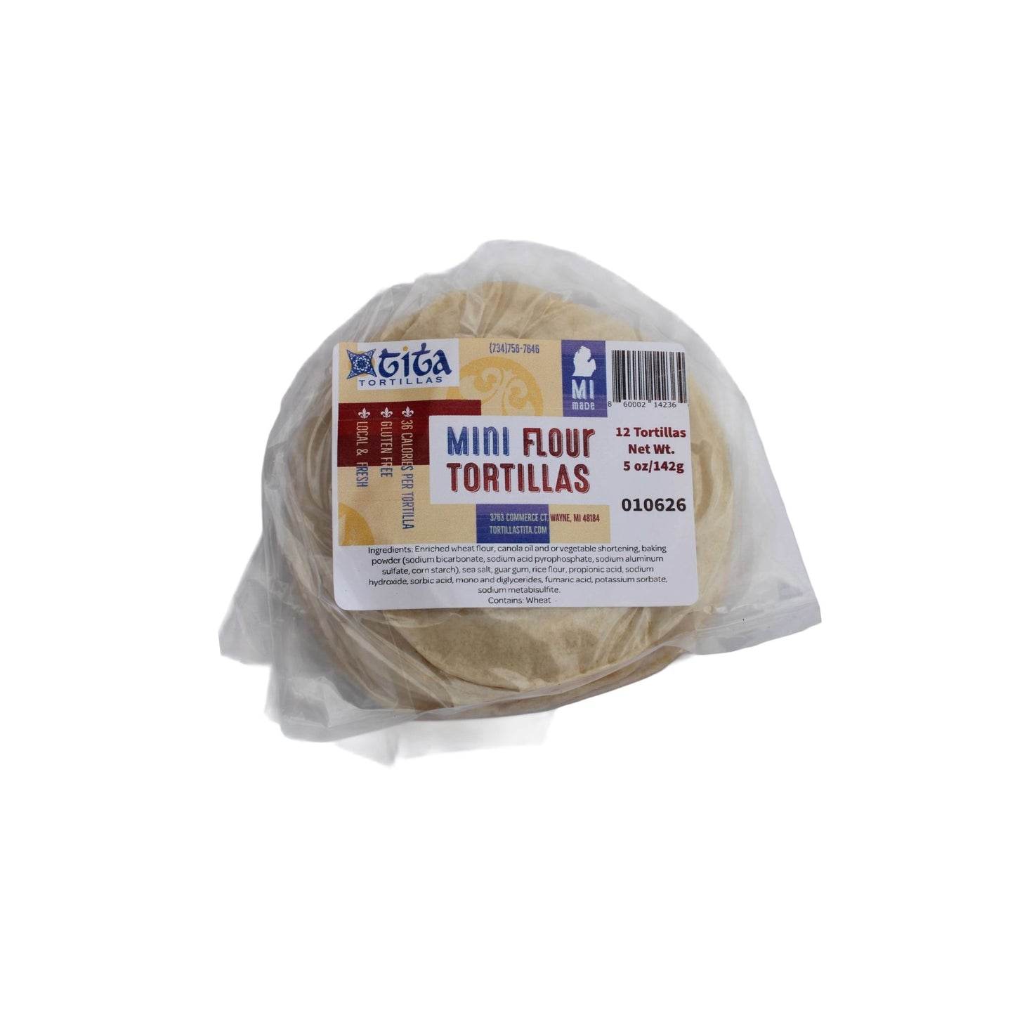 Mini Flour Street Taco Tortillas 12 Ct