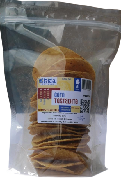 Non GMO Corn Tostadas, Gluten free, sea salt 2 packs