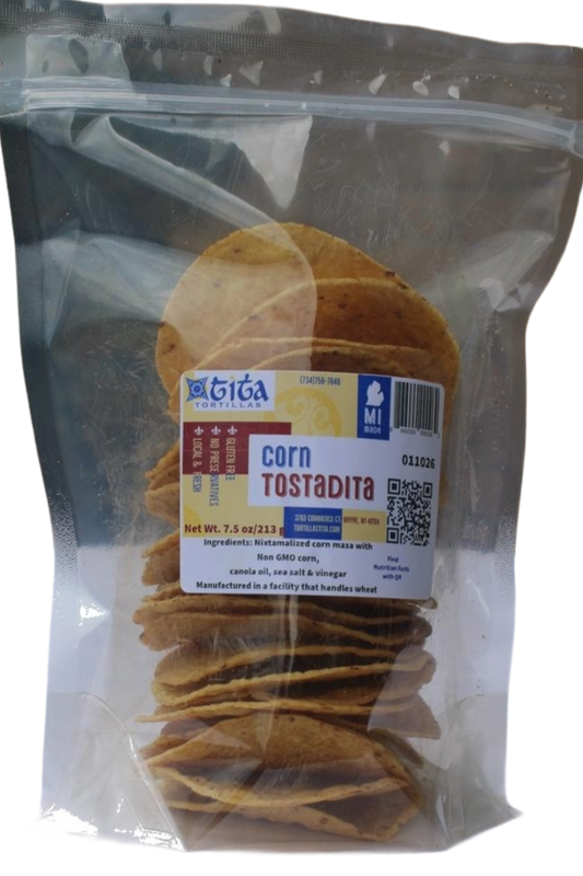 Corn Tostadas, case of 9
