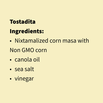 Non GMO Corn Tostadas, Gluten free, sea salt 2 packs